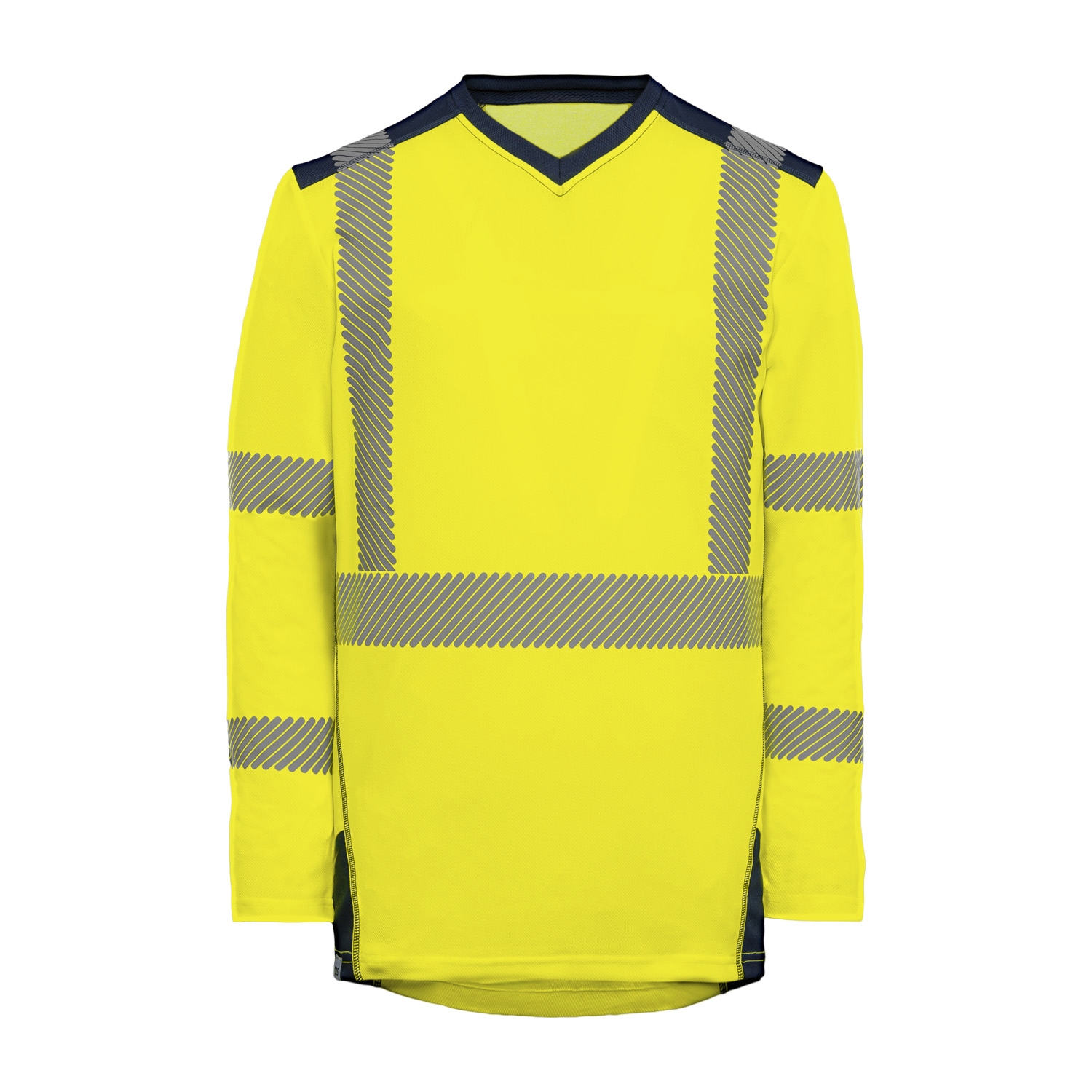 T-shirt Jakarta ML HV - Jaune / Marine