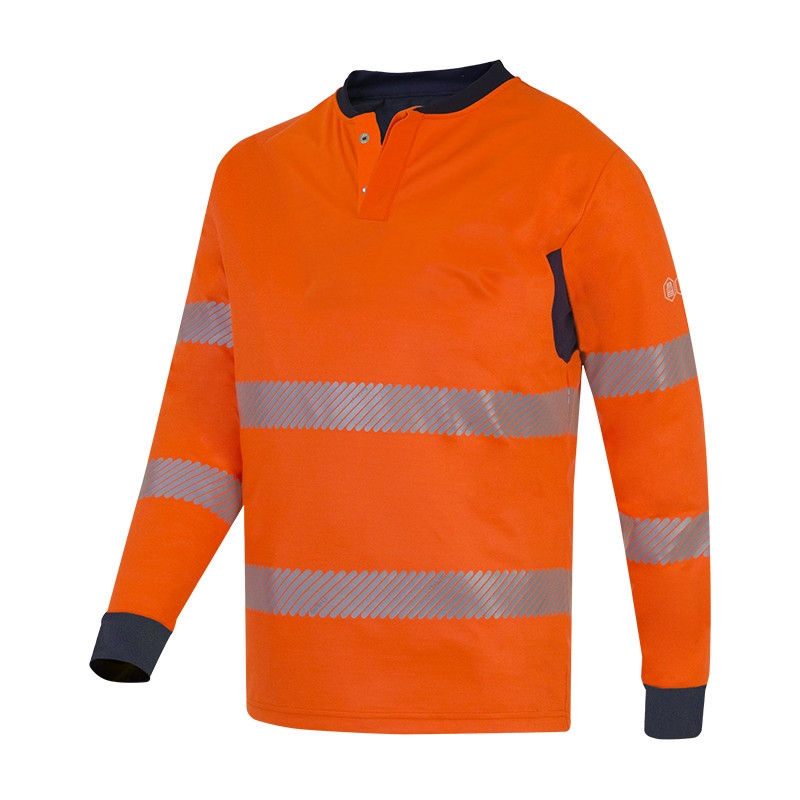 Polo Ginko HV - Orange / Marine