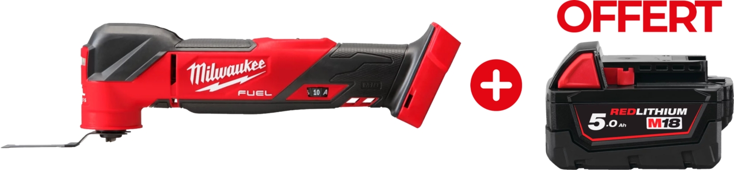 Outil oscillant Multi-tool Fuel M18 solo + batterie offerte