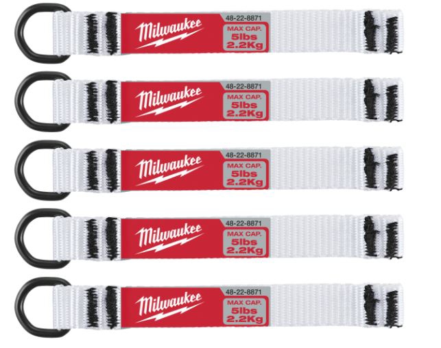 Lot de 5 accessoires pour lanières de sécurité Milwaukee