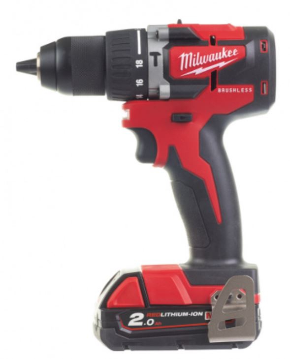 Perceuse à percussion compacte Brushless M18 Milwaukee