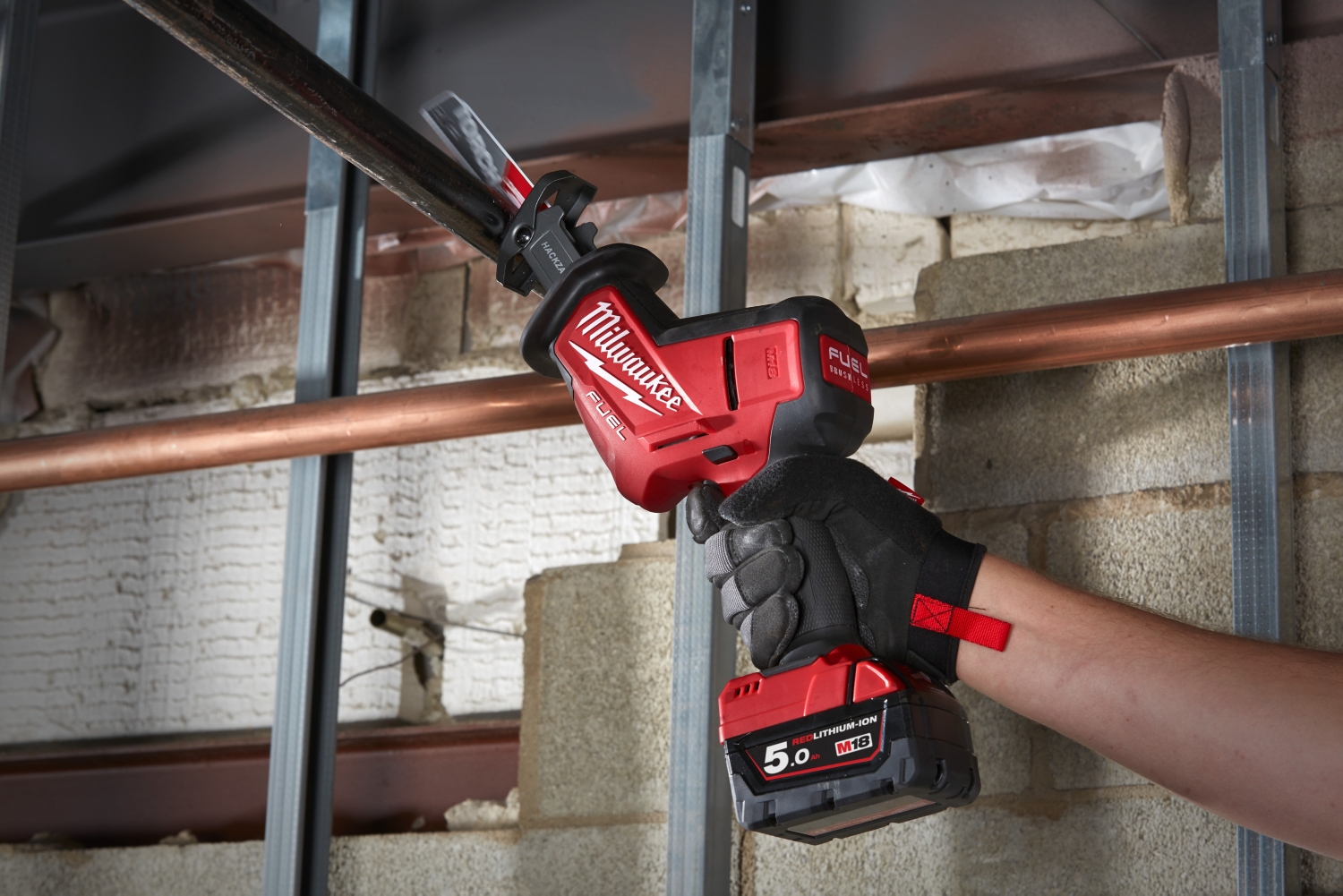 Scie sabre 1 main Hackzall M18 Fuel solo Milwaukee