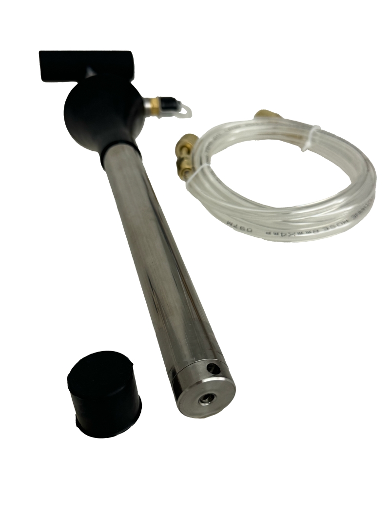 Pompe de charge d'huile manuelle avec flexible 1/4" - 50 mL/pompage