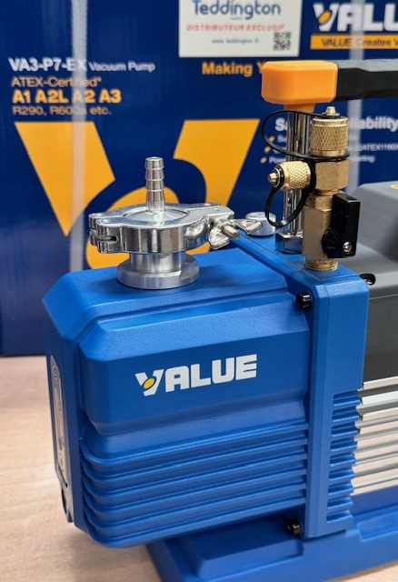 Sortie aluminium DN8 pour pompe à vide Atex Teddington