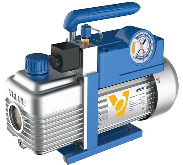  Pompe à vide 2 étages + électrovanne - R32 