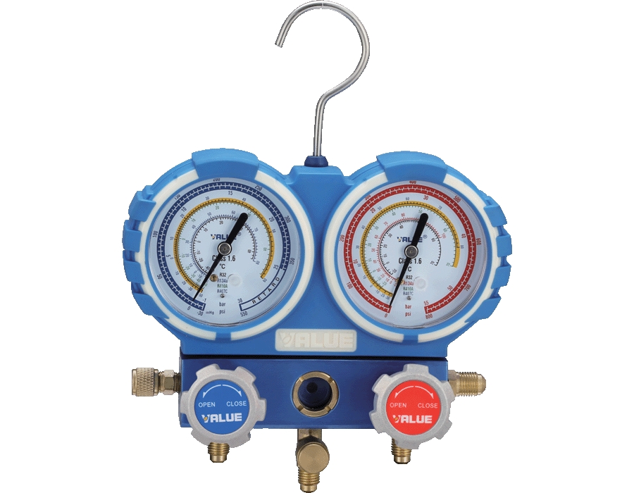 Coffret manomètre 2 voies Teddington