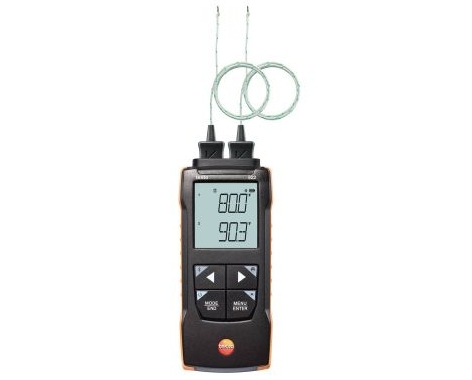 Appareil de mesure de la température différentielle 922 pour TC de type K avec connexion à l’App Testo