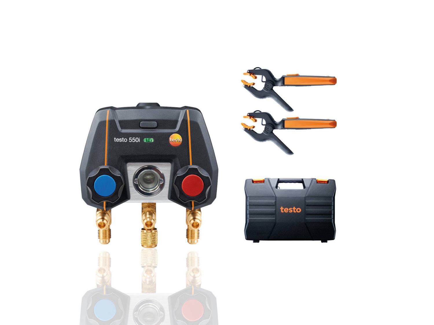 Kit manomètre 2 voies - 550i kit Smart Testo