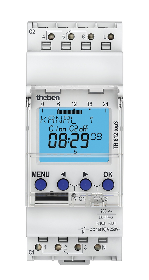 Horloge programmable digital TR Theben