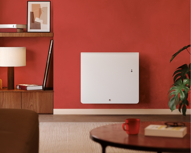 Radiateur Equateur 5 connecté lumineux - Blanc carat Thermor