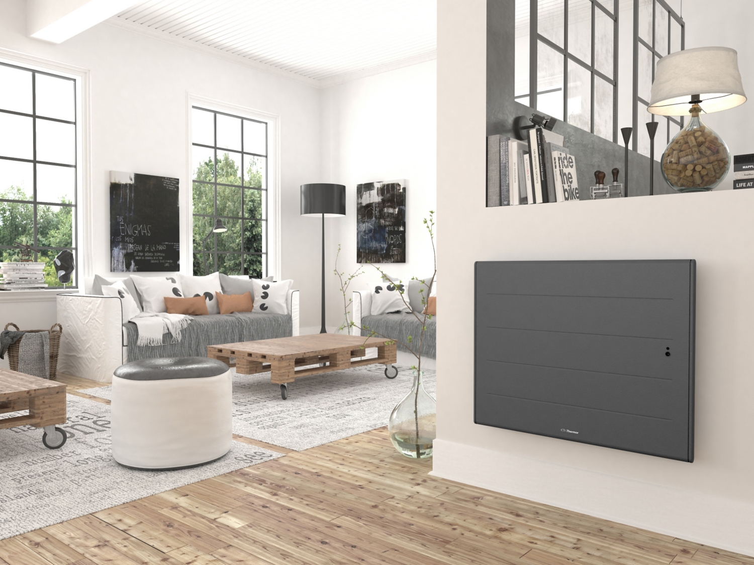 Radiateur Ovation 3 - Gris Ardoise Thermor