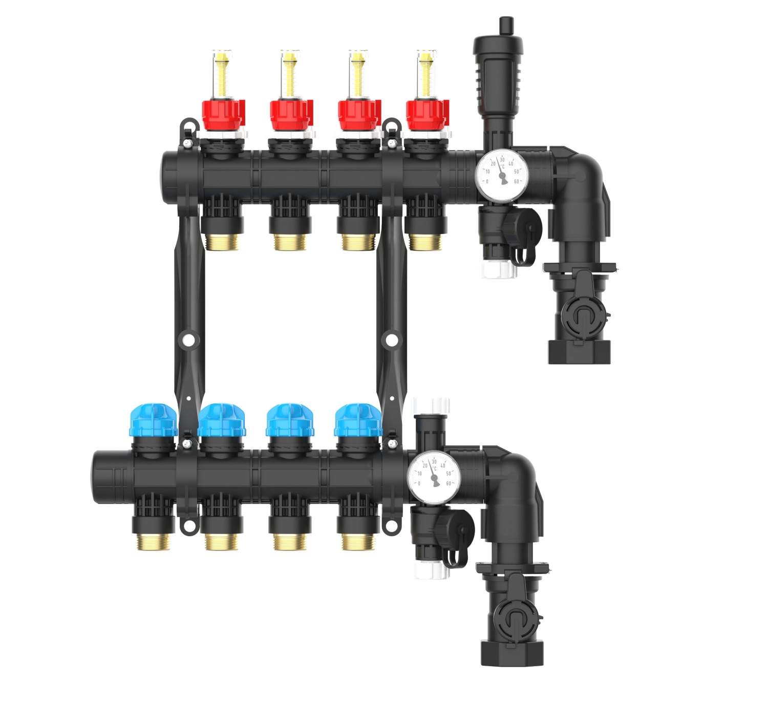 Collecteur synthèse plancher chauffant basse température