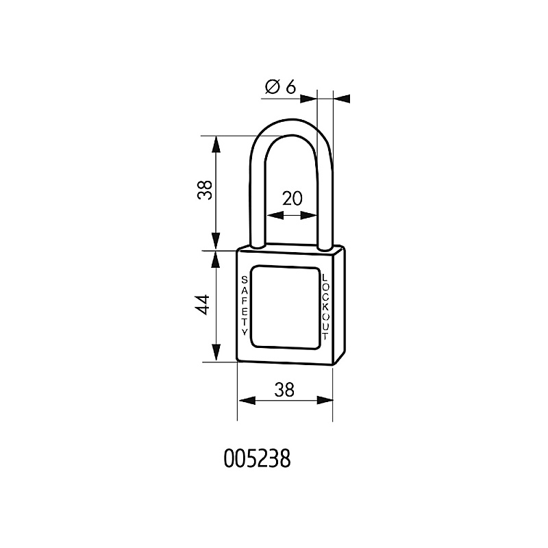 Cadenas de consignation rouge Thirard