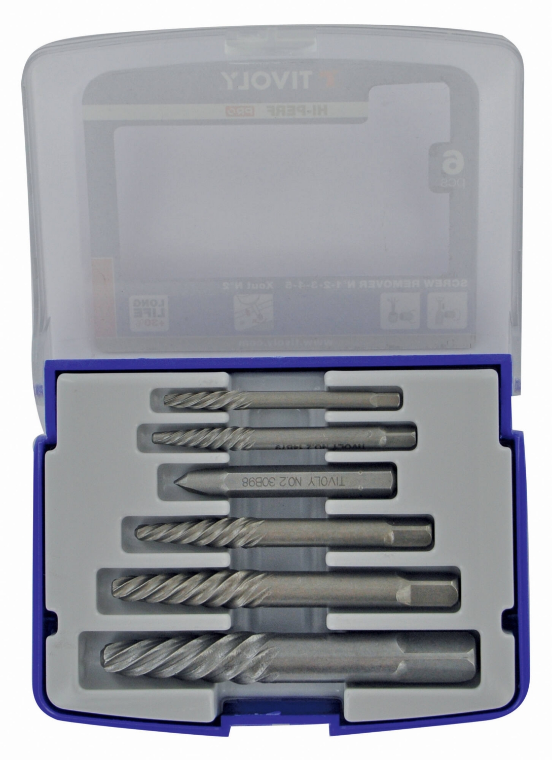 Coffret extracteurs goujons et vis cassés Tivoly