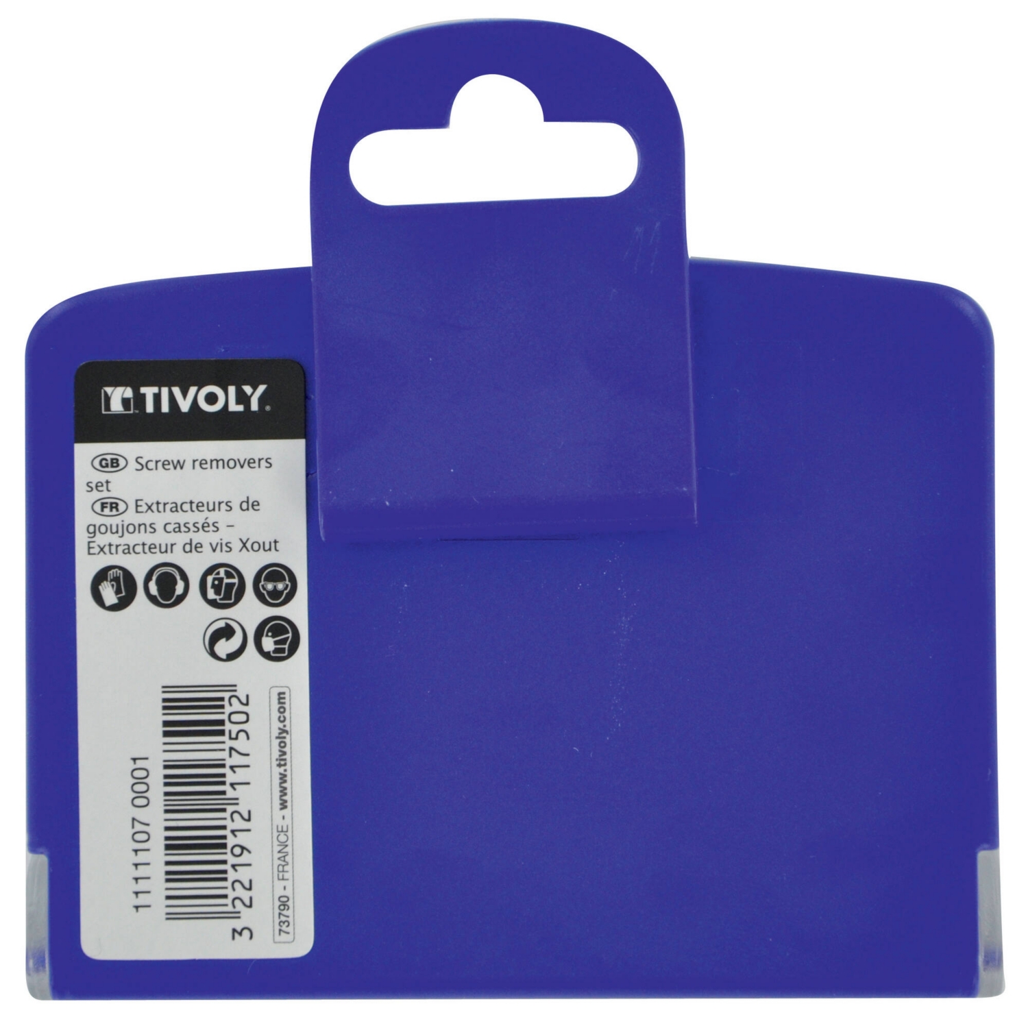 Coffret extracteurs goujons et vis cassés Tivoly