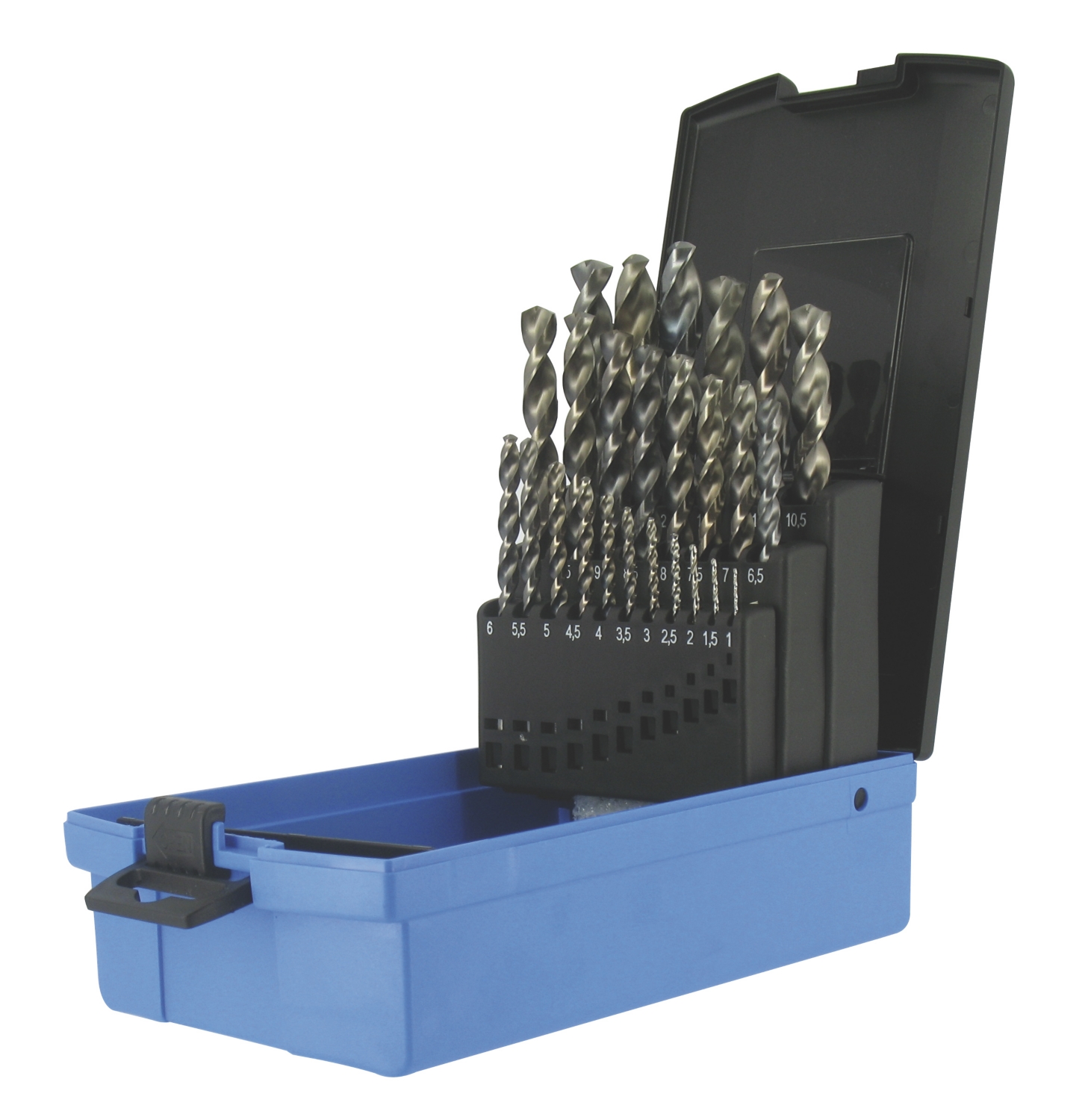 Forets HSS Co revêtus Blade armor spécial inox en coffret de 25 Tivoly