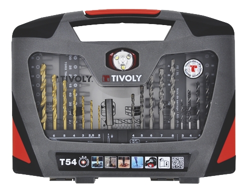 Mallette de perçage/vissage T54 LED Tivoly