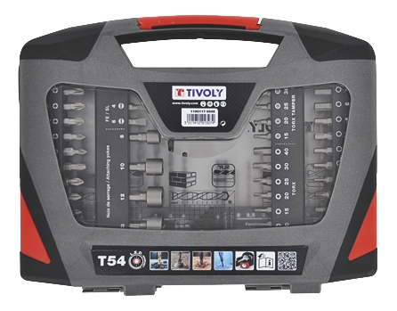 Mallette de perçage/vissage T54 LED Tivoly