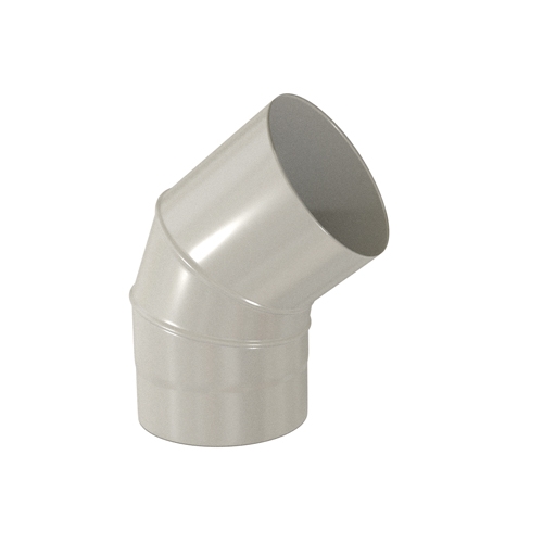 Coude à 60° emaillé blanc Ten