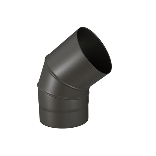 Coude 60° émaillé noir mat à secteurs Ten