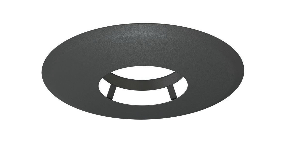 Rosace de finition pour plancher noir DUOTEN Ten