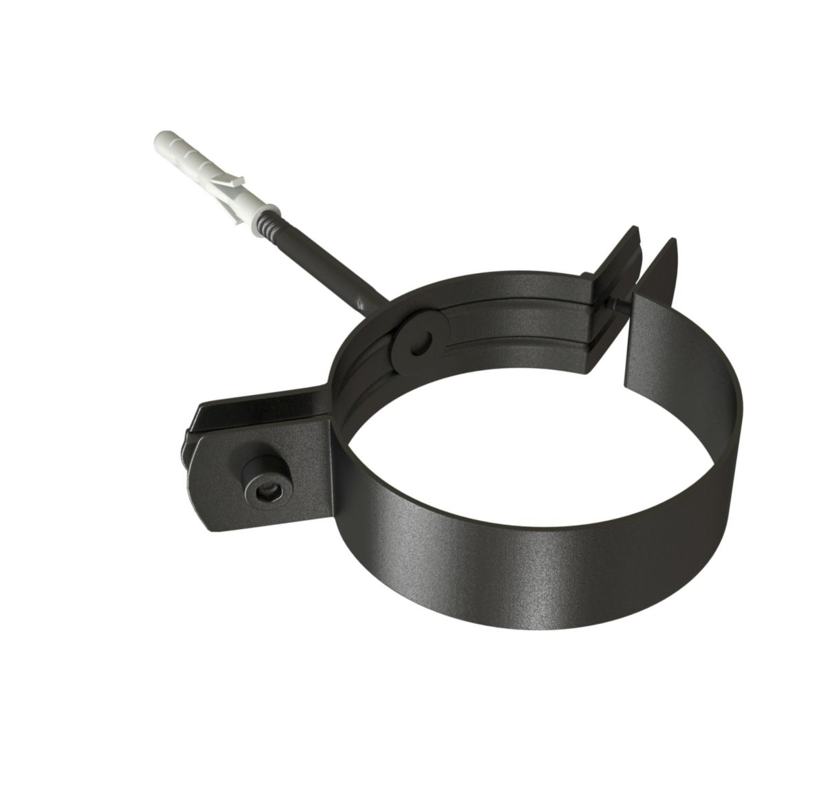 Collier mural émaillé noir mat