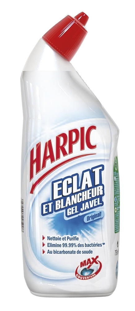 Gel WC javel éclat et blancheur Harpic Harpic