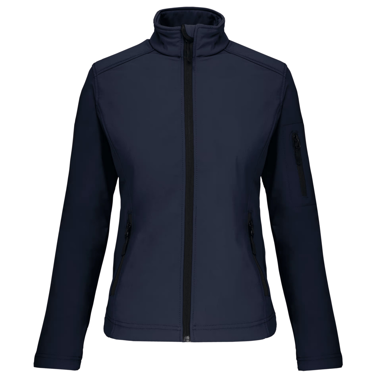 Veste Sofshell polyester élasthanne femme K400 marine TopTex