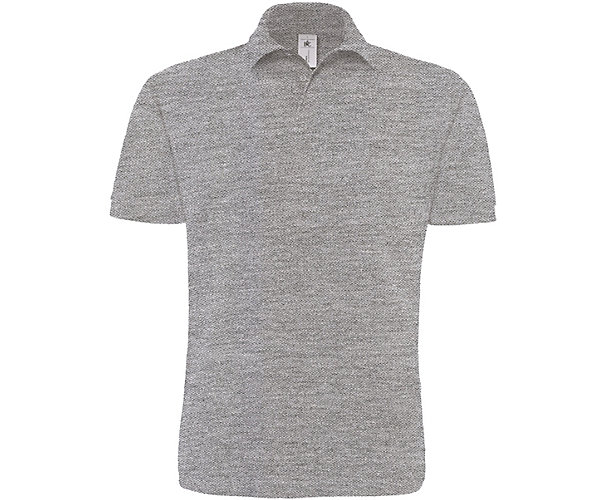 Polo Heavymill ML - Gris heather B&C Collection