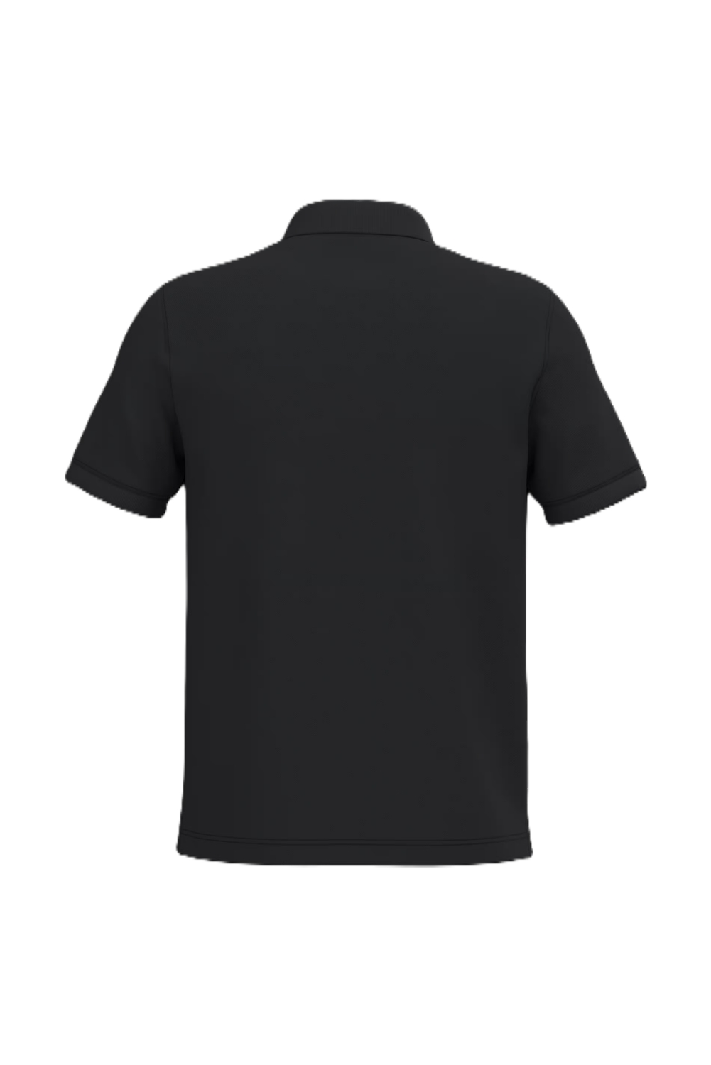 Polo coton peigné homme K241 col en bord-côte manches courtes noir Kariban