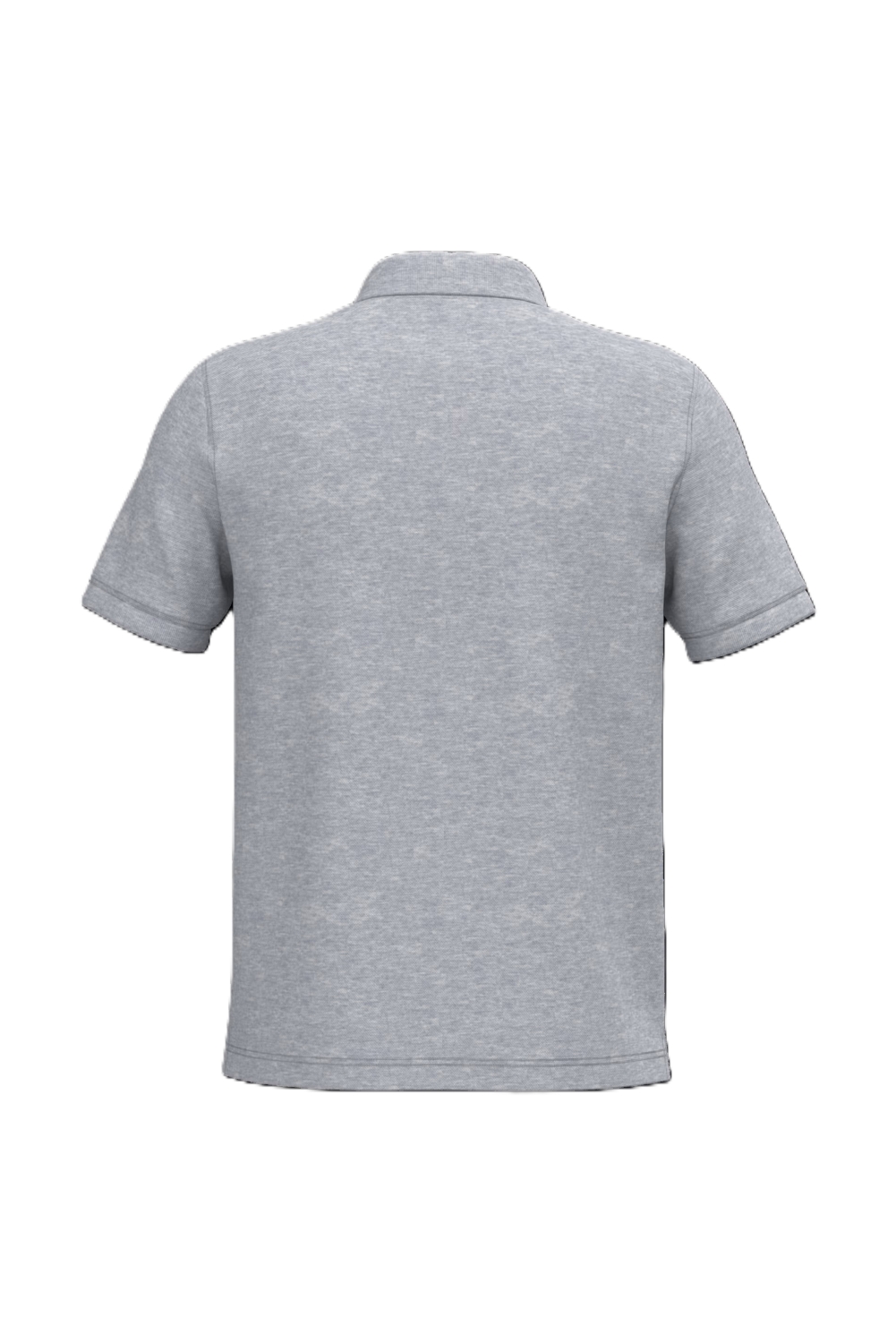 Polo coton viscose homme K241 col en bord-côte manches courtes gris oxford Kariban