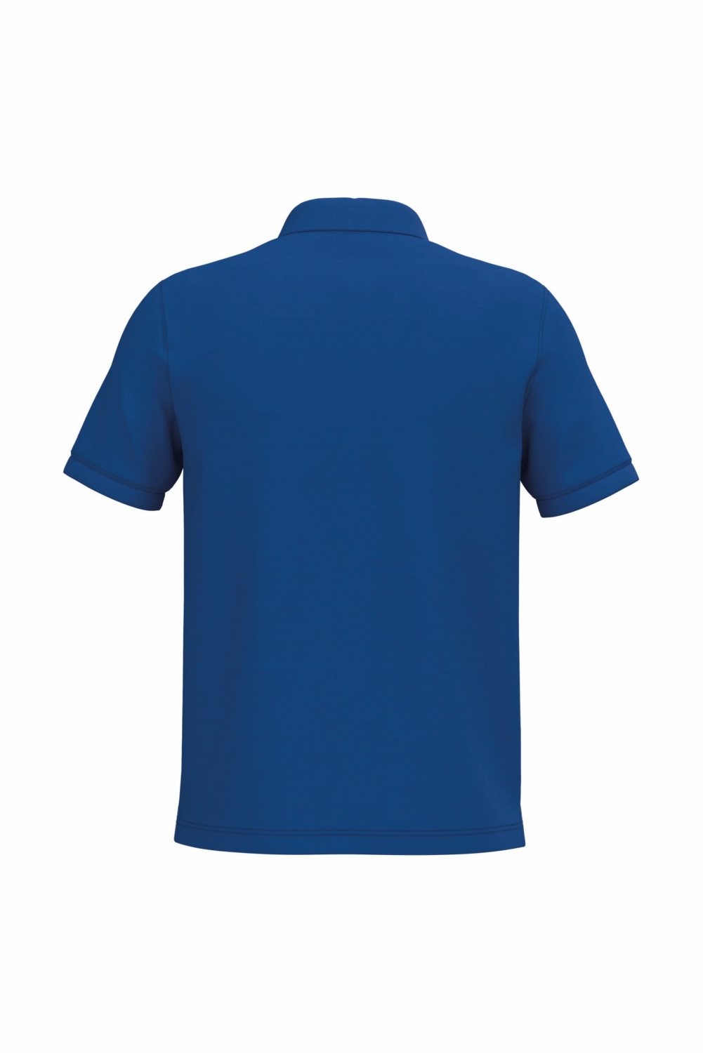 Polo coton homme K241 col en bord-côte manches courtes bleu royal Kariban