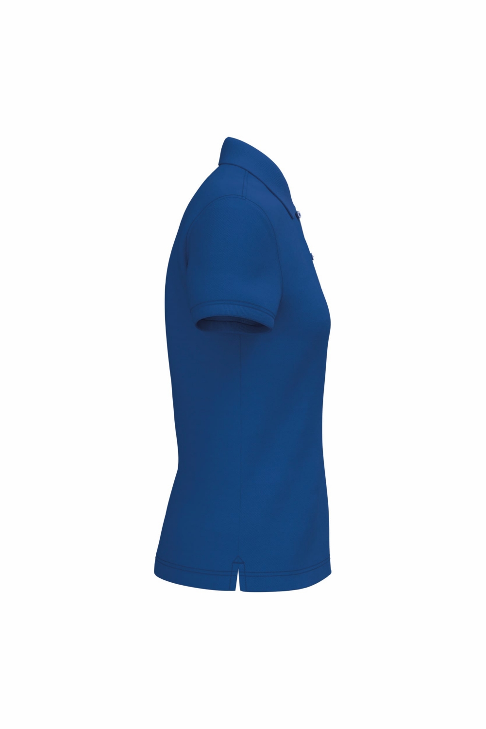 Polo coton femme K242 col en bord-côte manches courtes bleu royal Kariban