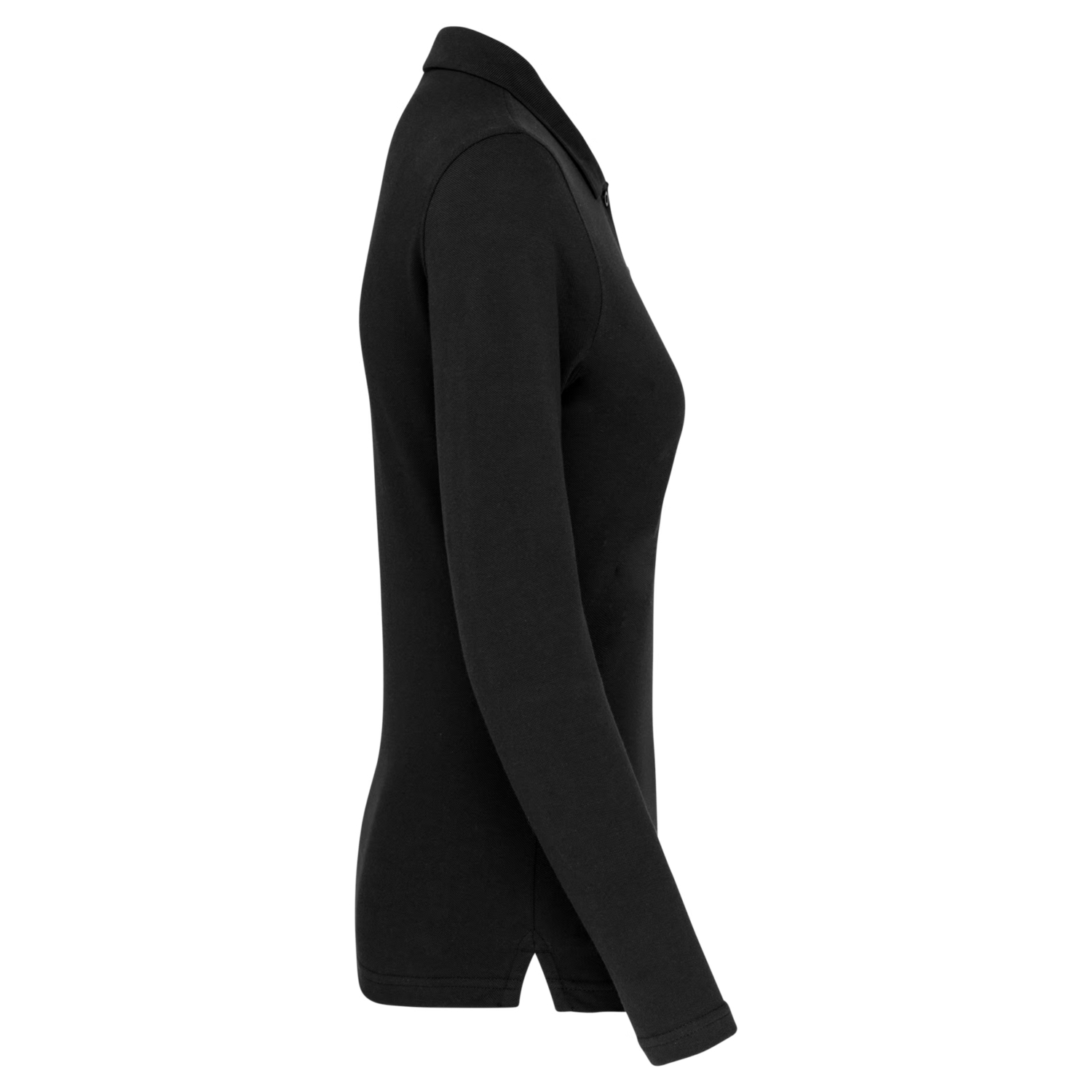Polo coton femme K244C manches longues noir TopTex