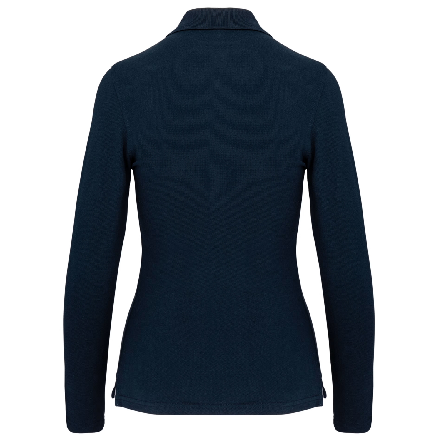 Polo coton femme K244C manches longues marine TopTex