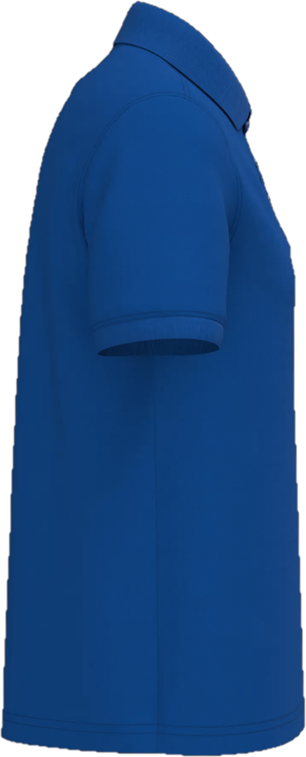 Polo coton homme K254 col en bord-côte manches courtes bleu royal Kariban