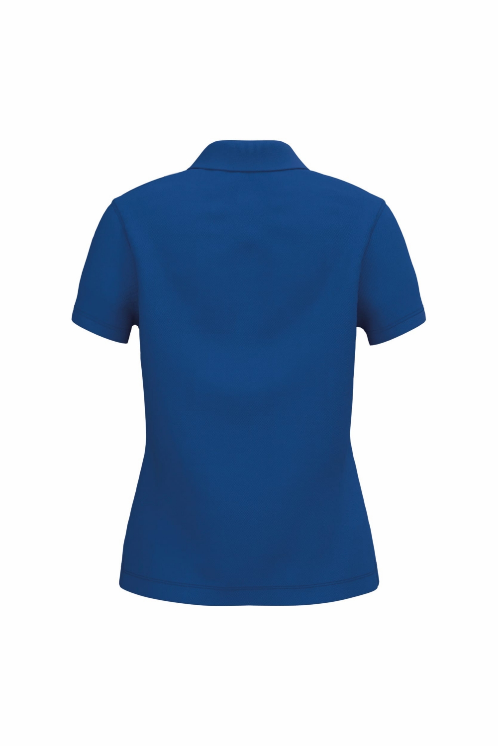 Polo coton femme K255 col en bord-côte manches courtes bleu royal Kariban