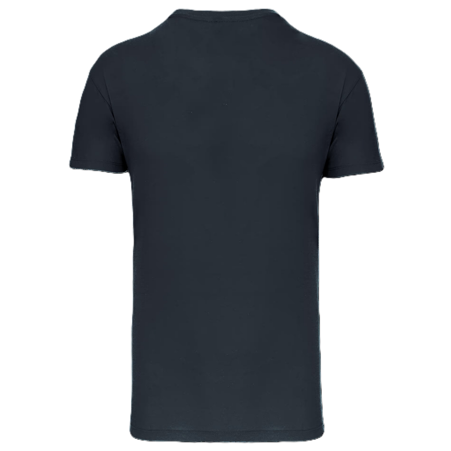 Tee-shirt coton peigné masculin K3028IC col en bord-côte manches courtes navy TopTex