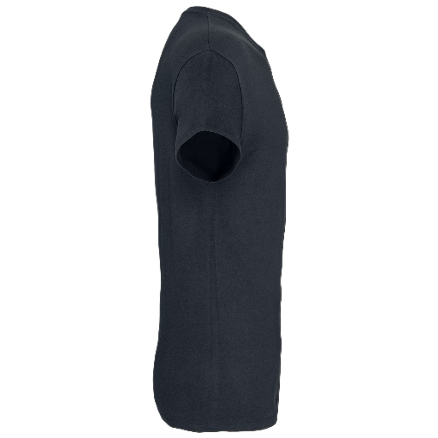 Tee-shirt coton peigné masculin K3028IC col en bord-côte manches courtes navy TopTex