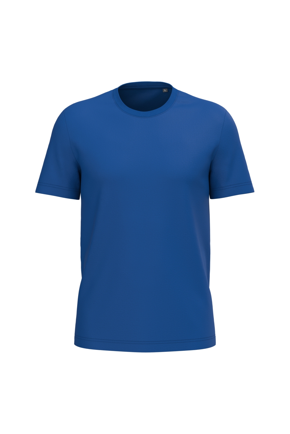 T-shirt coton peigné homme K3032I bleu royal