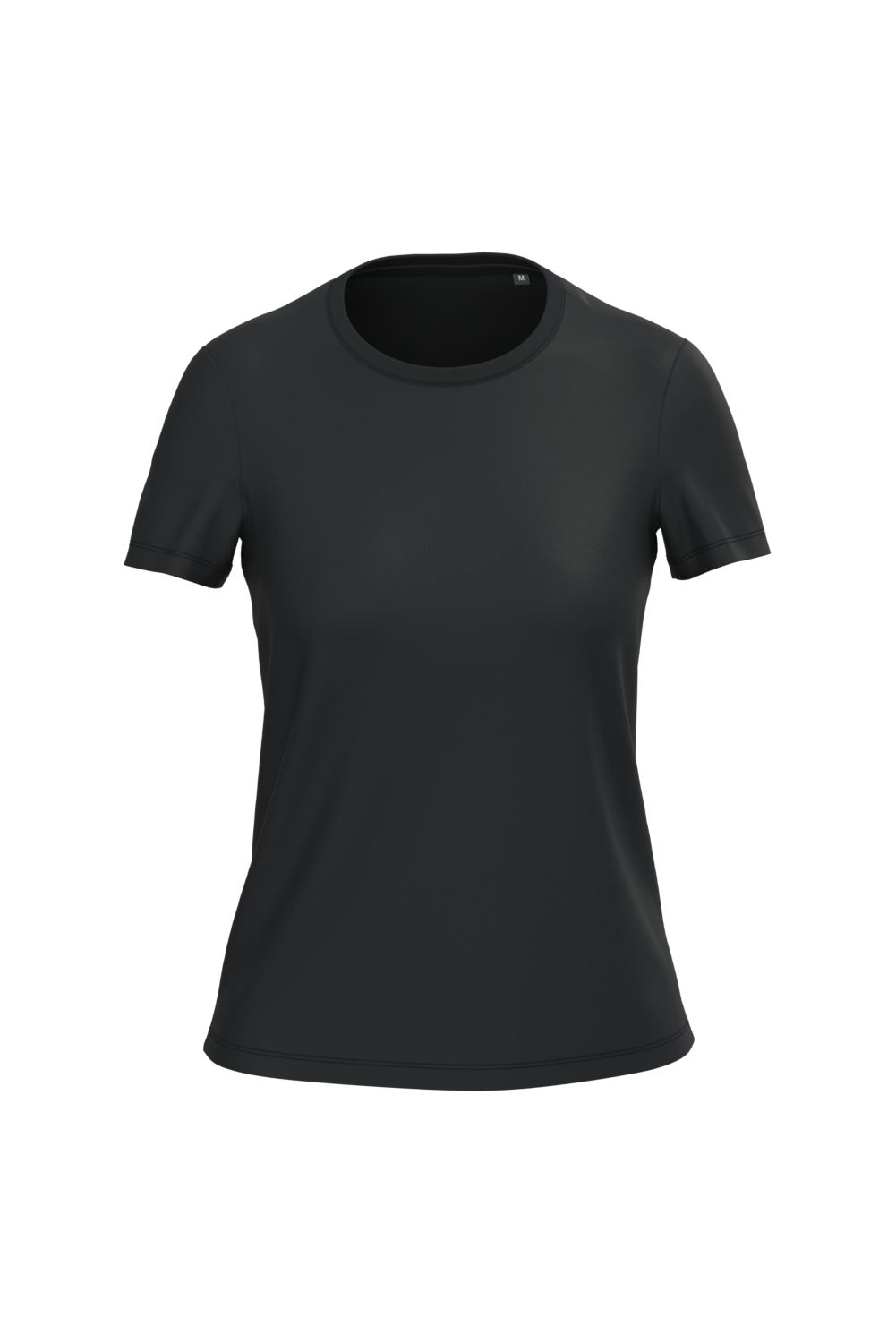 T-shirt coton peigné femme K3052I noir