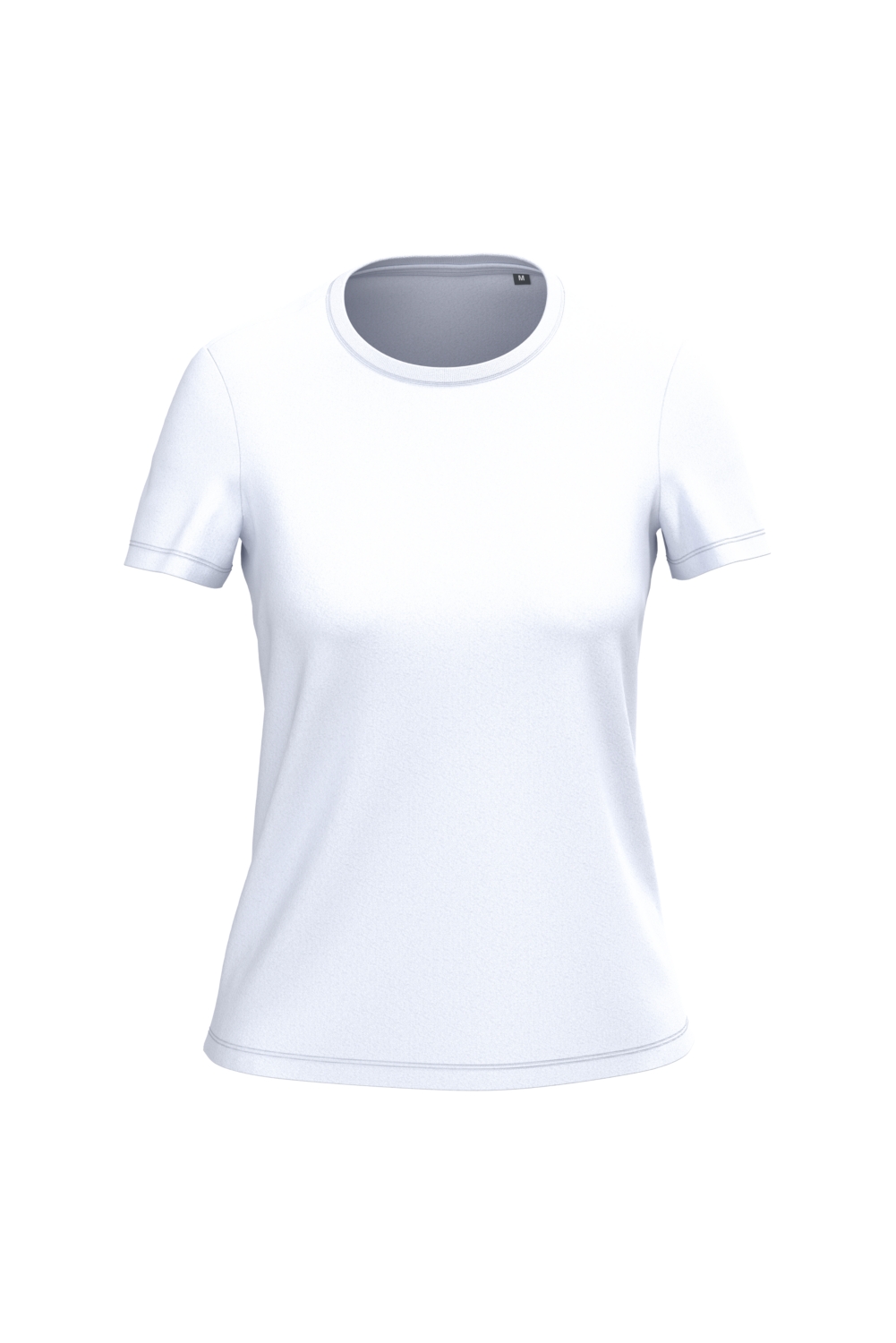T-shirt coton peigné femme K3052I blanc