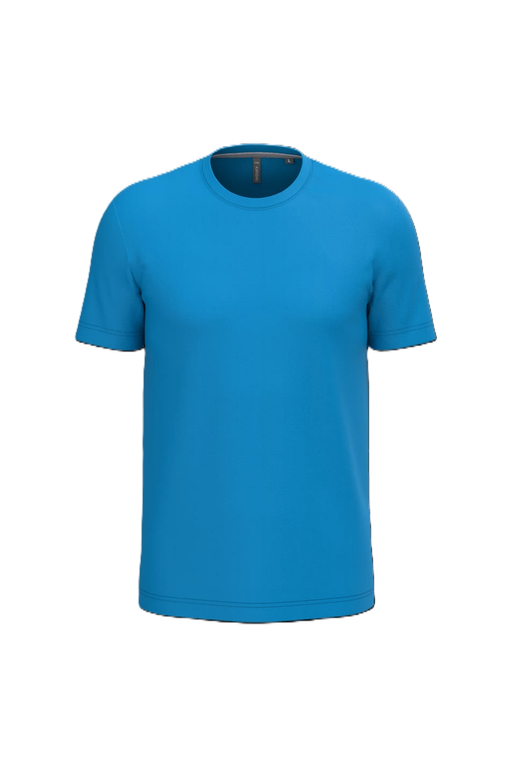 T-Shirt coton homme K356 manches courtes bleu