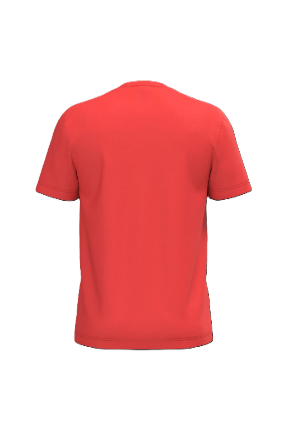 T-Shirt coton homme K357C col V manches courtes rouge Kariban