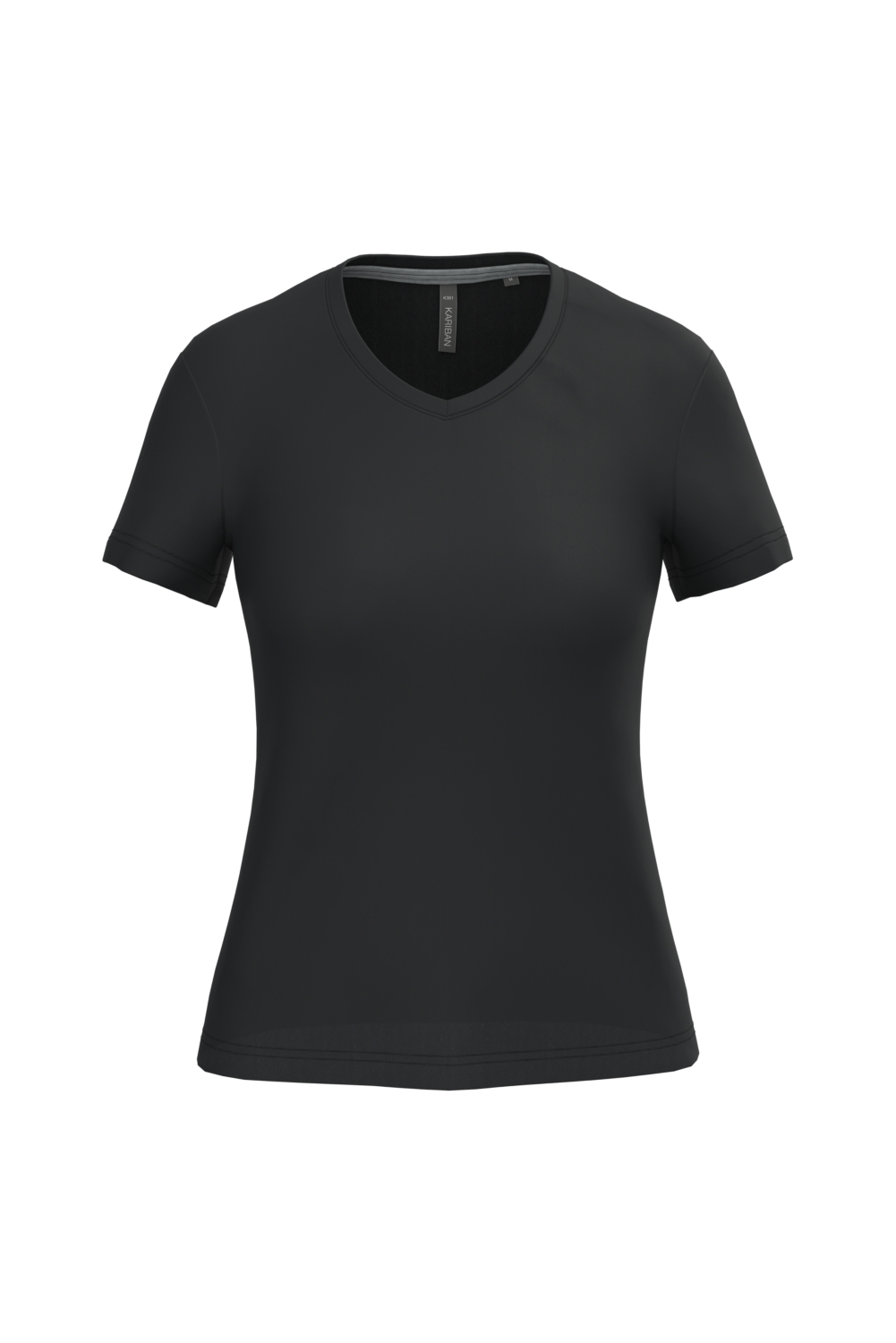 T-shirt coton femme K381 noir