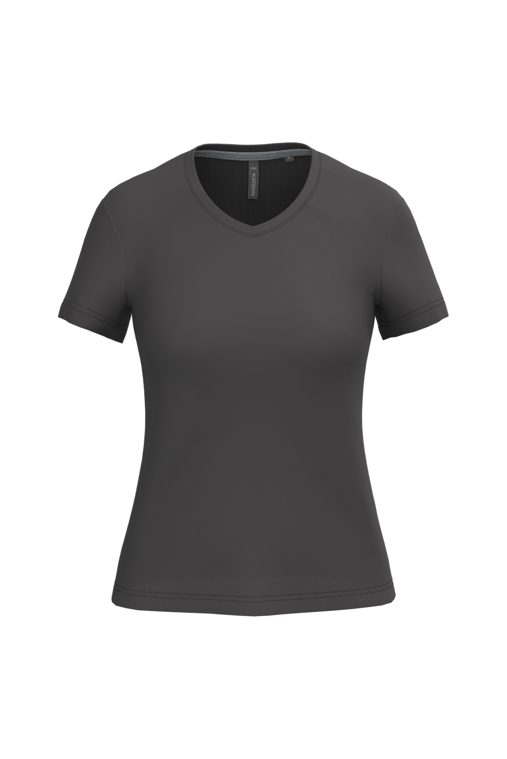 T-shirt coton femme K381 gris