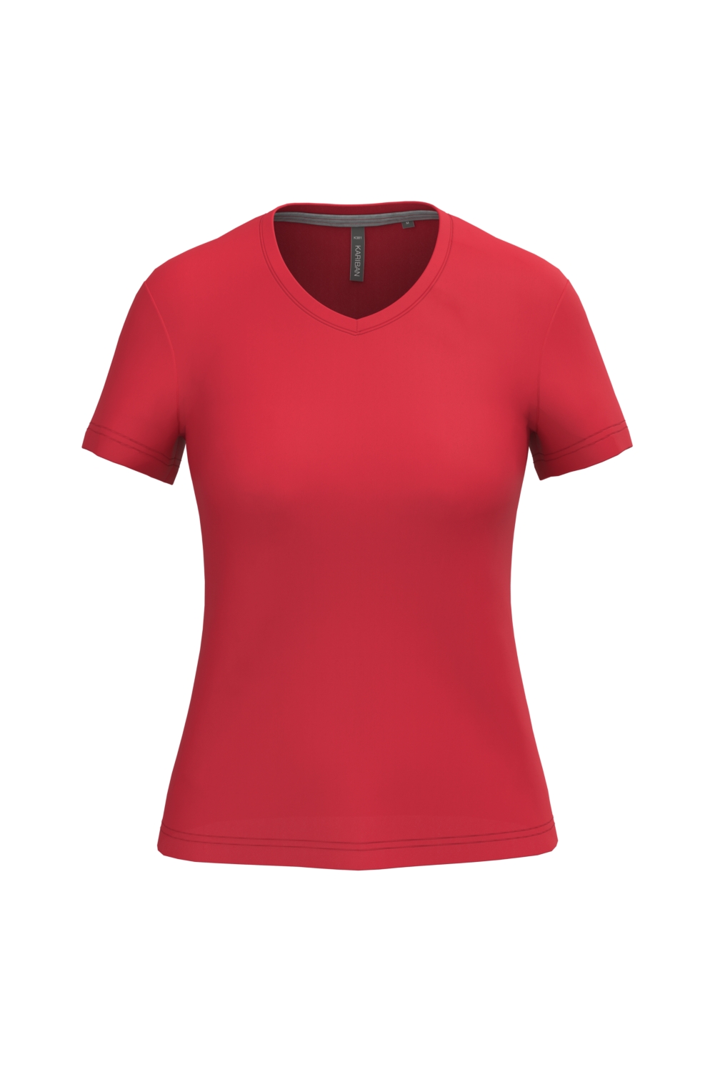 T-shirt coton femme K381 rouge