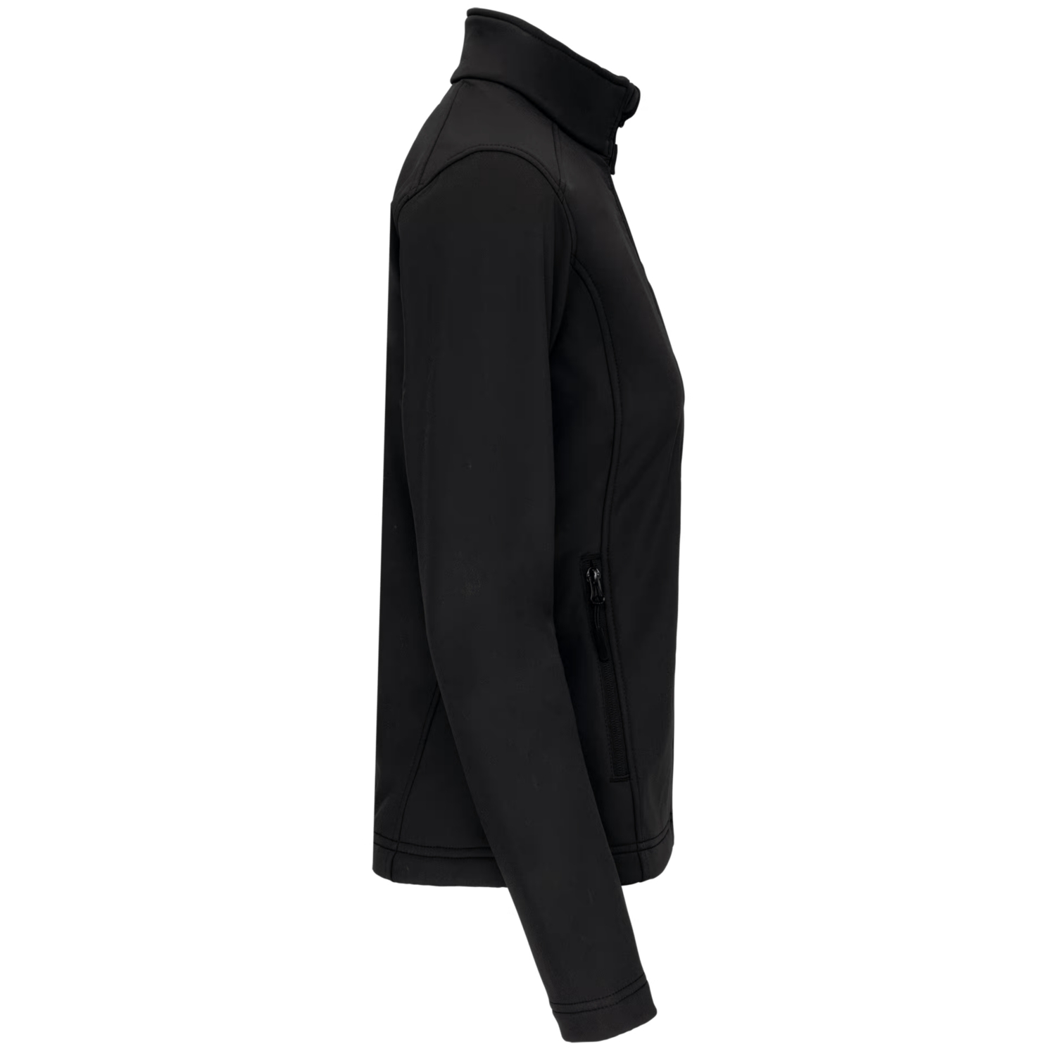 Veste Sofshell polyester élasthanne femme K400 noir TopTex