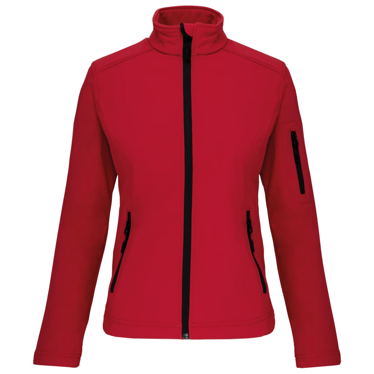 Veste Sofshell polyester élasthanne femme K400 rouge TopTex