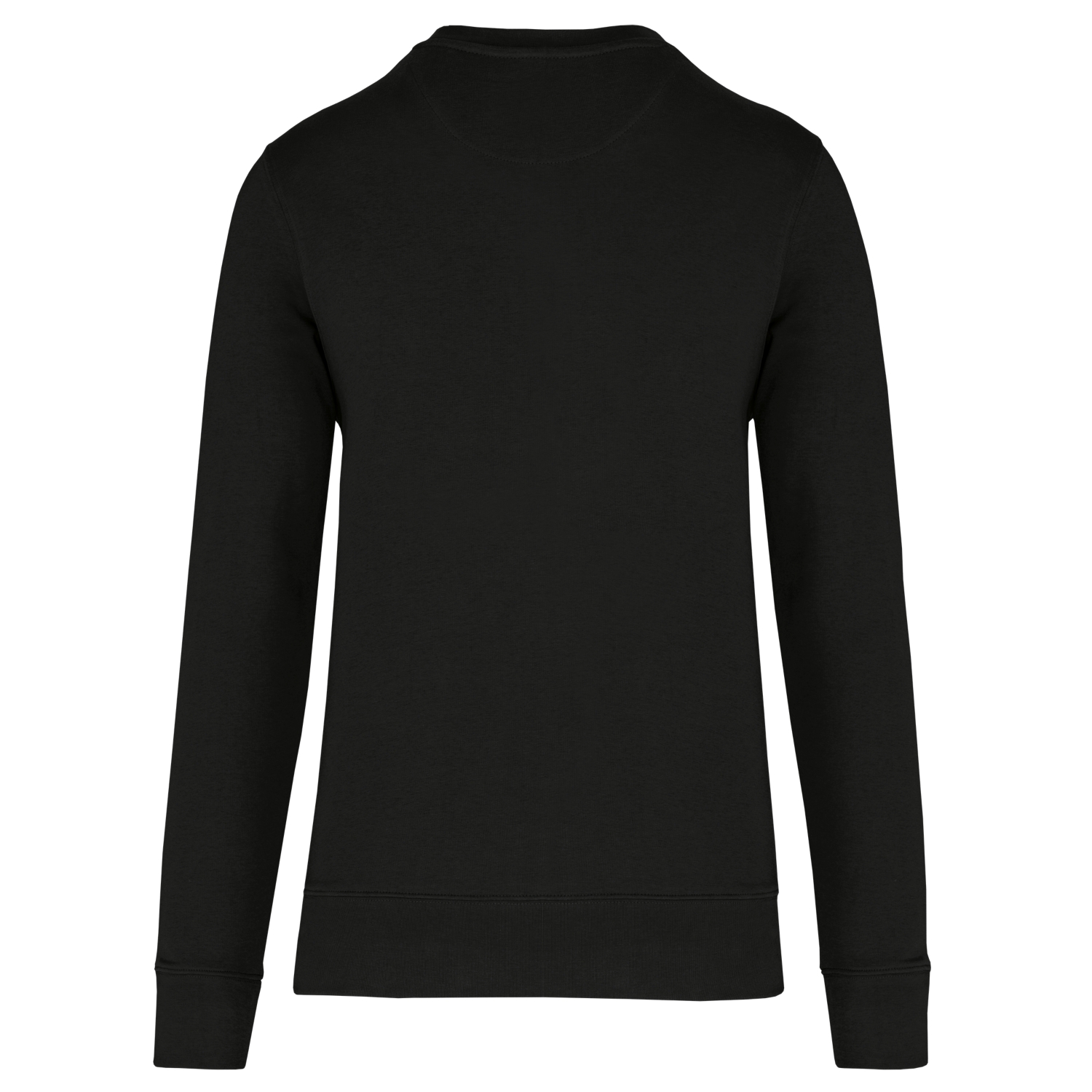 Sweat-shirt coton biologique polyester recyclé mixte K4025 noir Kariban